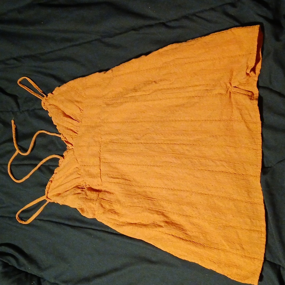 Orange pink dress